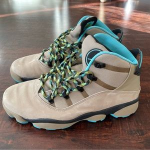 Air Jordan 6 rings winterized khaki / gamma blue varsity maize